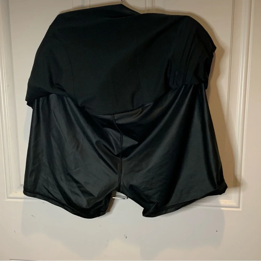 G/Fore Silky Tech Nylon A-Line Skort Shade Onyx Black Sz M Retail Price $145.00 - Picture 15 of 16